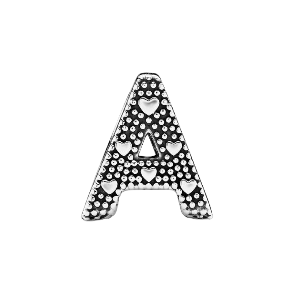 CHARMS PANDORA VARIAS LETRAS ALFABETO PLATA .925