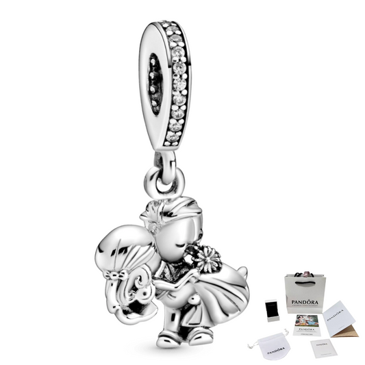 CHARM PAREJA ESPOSOS NOVIOS BODA PANDORA