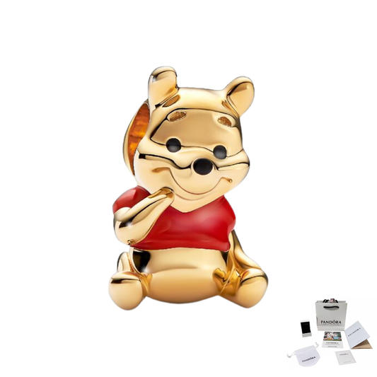 CHARM PANDORA WINNIE THE POOH DISNEY DORADO .925
