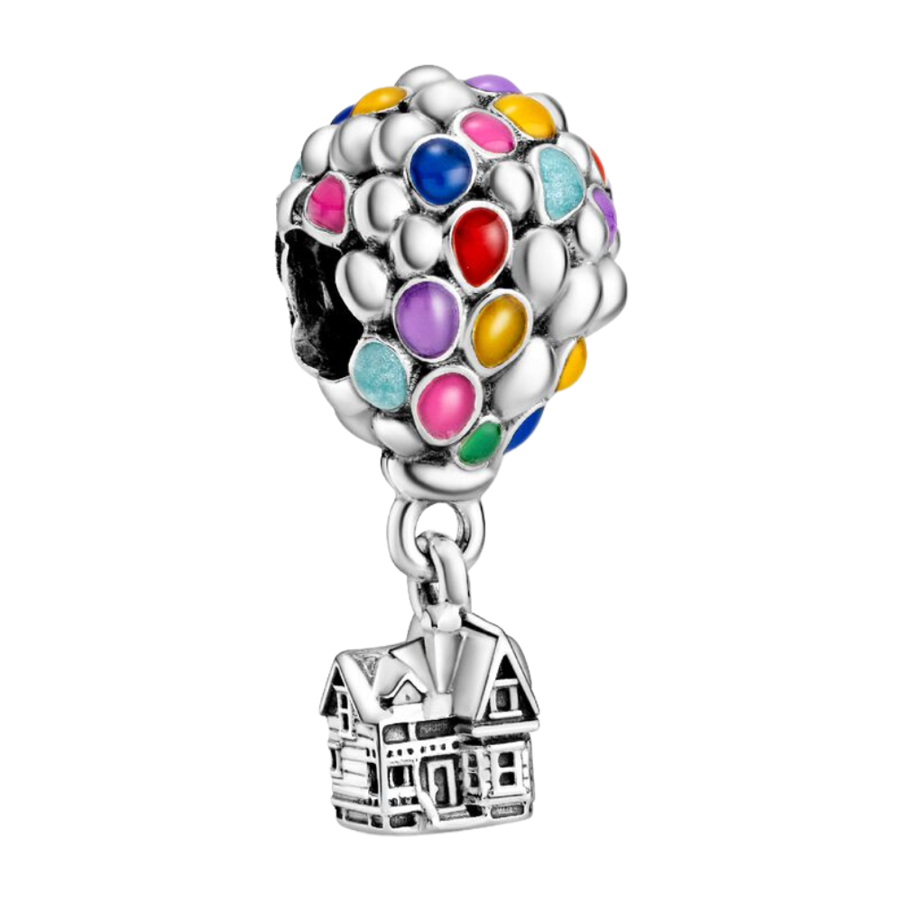 CHARM PANDORA UP GLOBO Y CASA PELICULA DISNEY .925