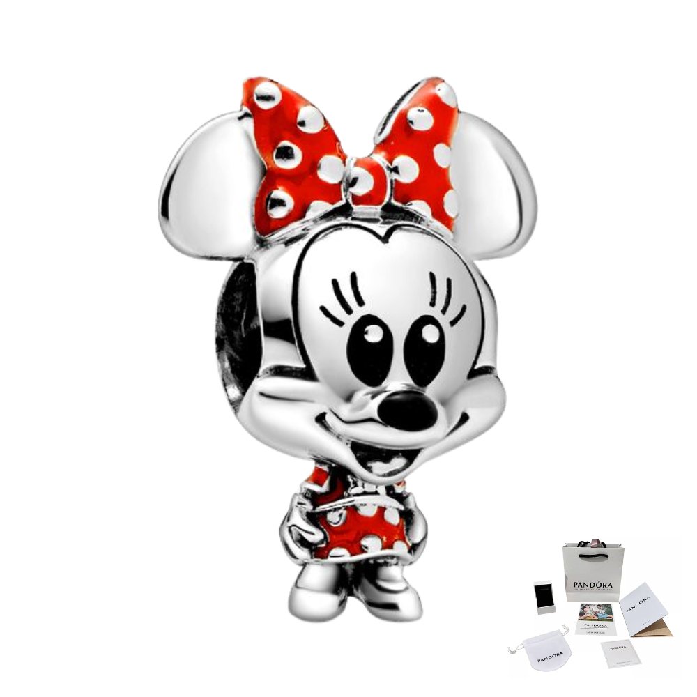 CHARM PANDORA MINNIE MOUSE DISNEY MOÑO .925