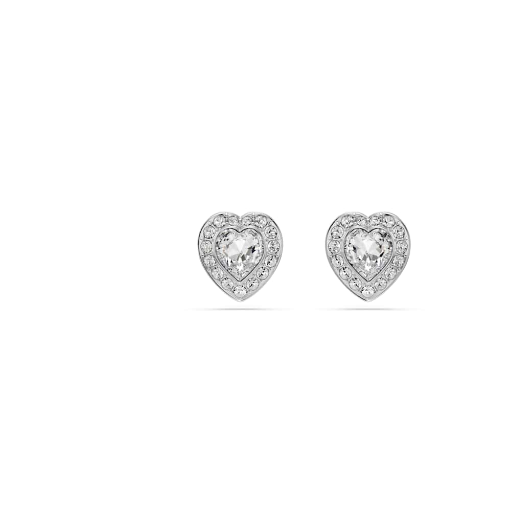 ARETES PENDIENTES CORAZON ARIANA GRANDE SWAROVSKI + KIT DE REGALO