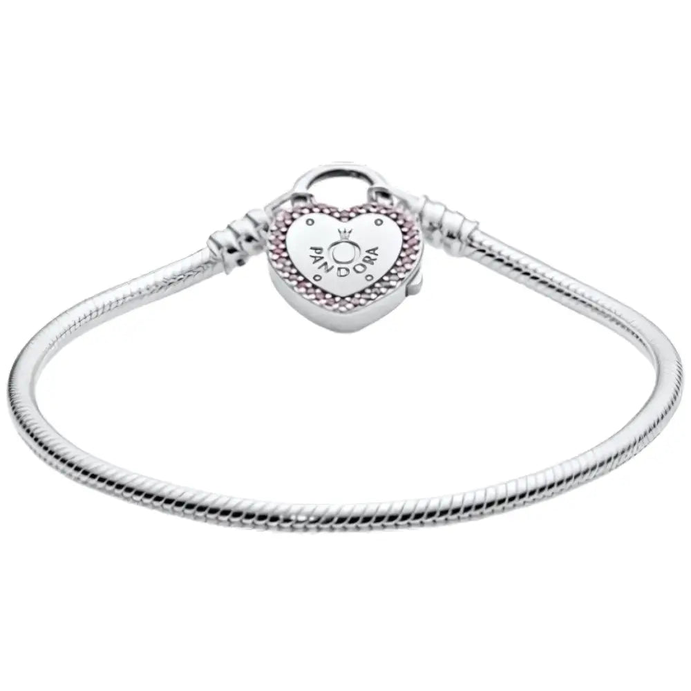 PULSERA PANDORA BROCHE CANDADO CORAZON + KIT DE REGALO ZOCALO ONLINE