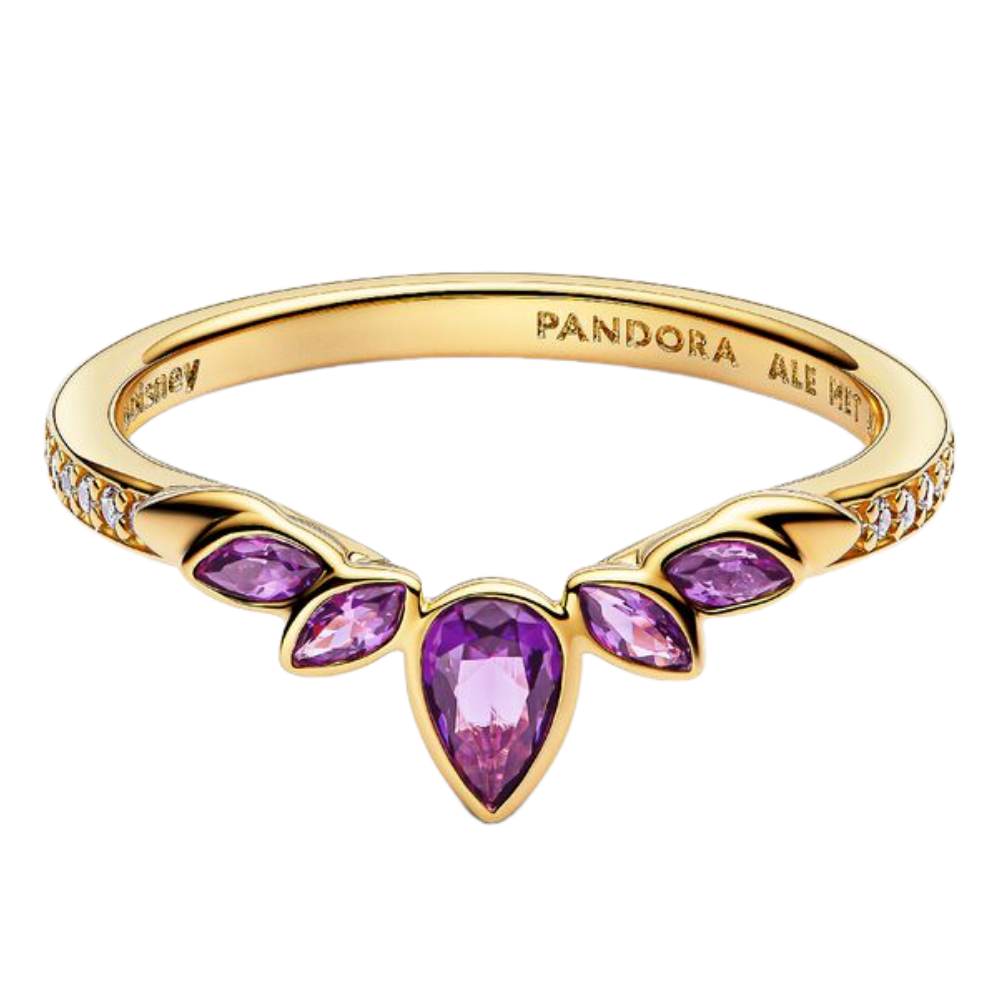 PANDORA RAISED HEART PROMISE RING NAVY BLUE + GIFT KIT