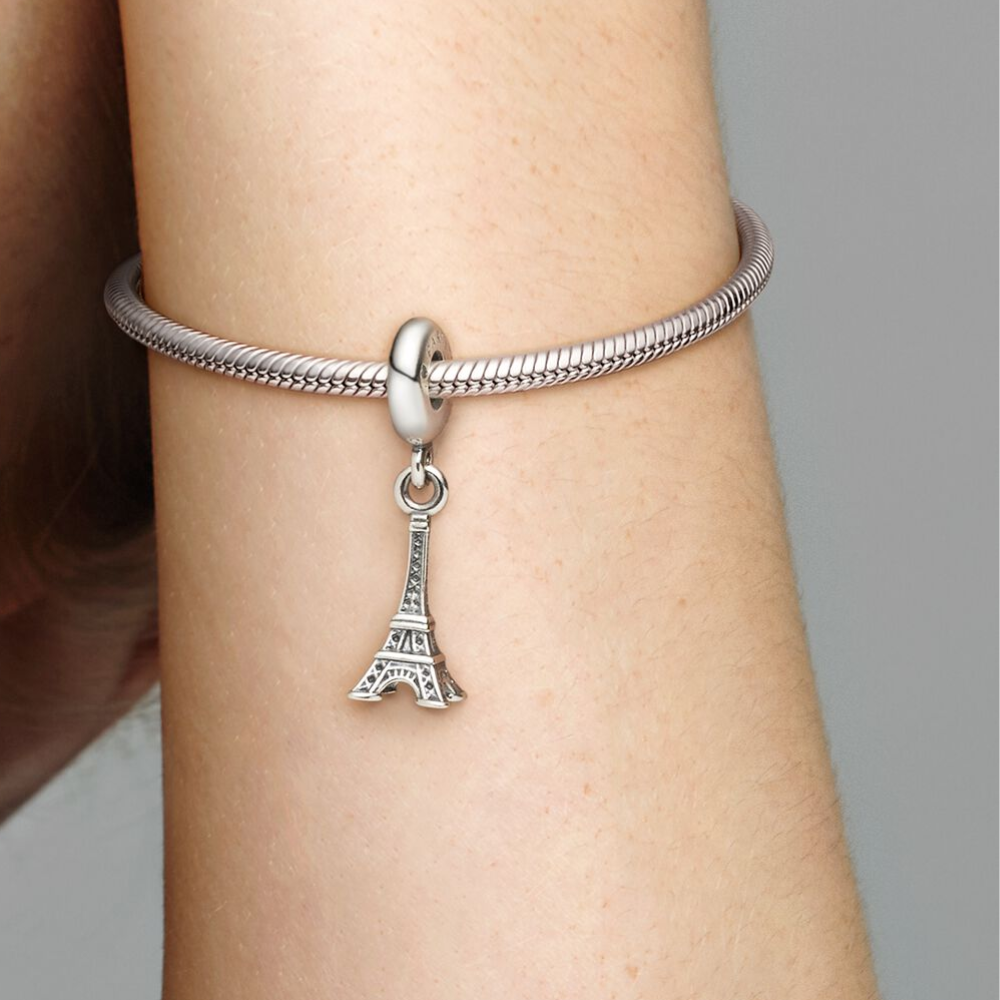 CHARM PANDORA TORRE EIFFEL PARIS PLATA .925