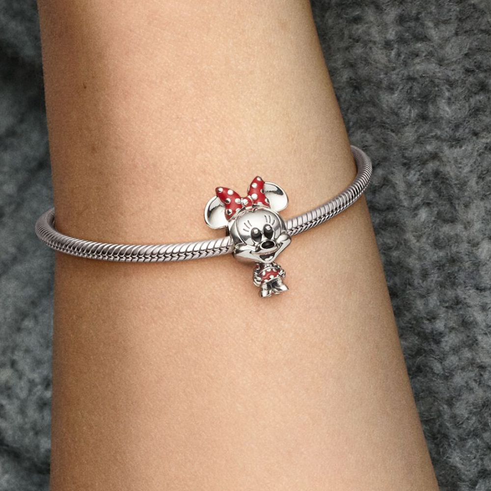 CHARM PANDORA MINNIE MOUSE DISNEY MOÑO .925