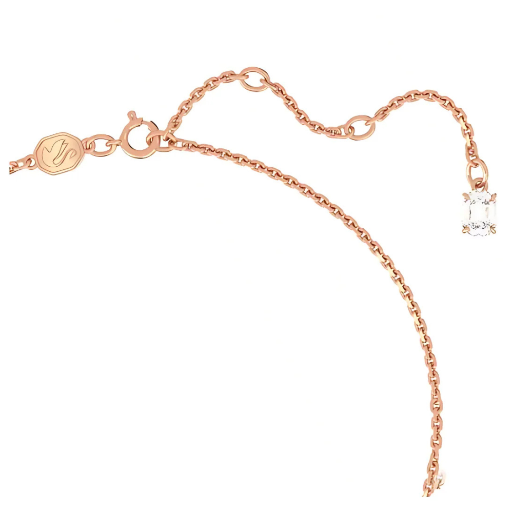 SWAROVSKI HEART NECKLACE PINK GEM PENDANT + GIFT KIT