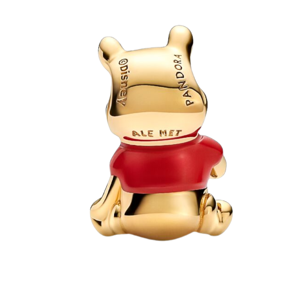 CHARM PANDORA WINNIE THE POOH DISNEY DORADO .925