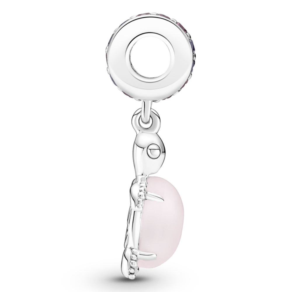 PINK SEA TURTLE PENDANT CHARM MURAN GLASS PANDORA