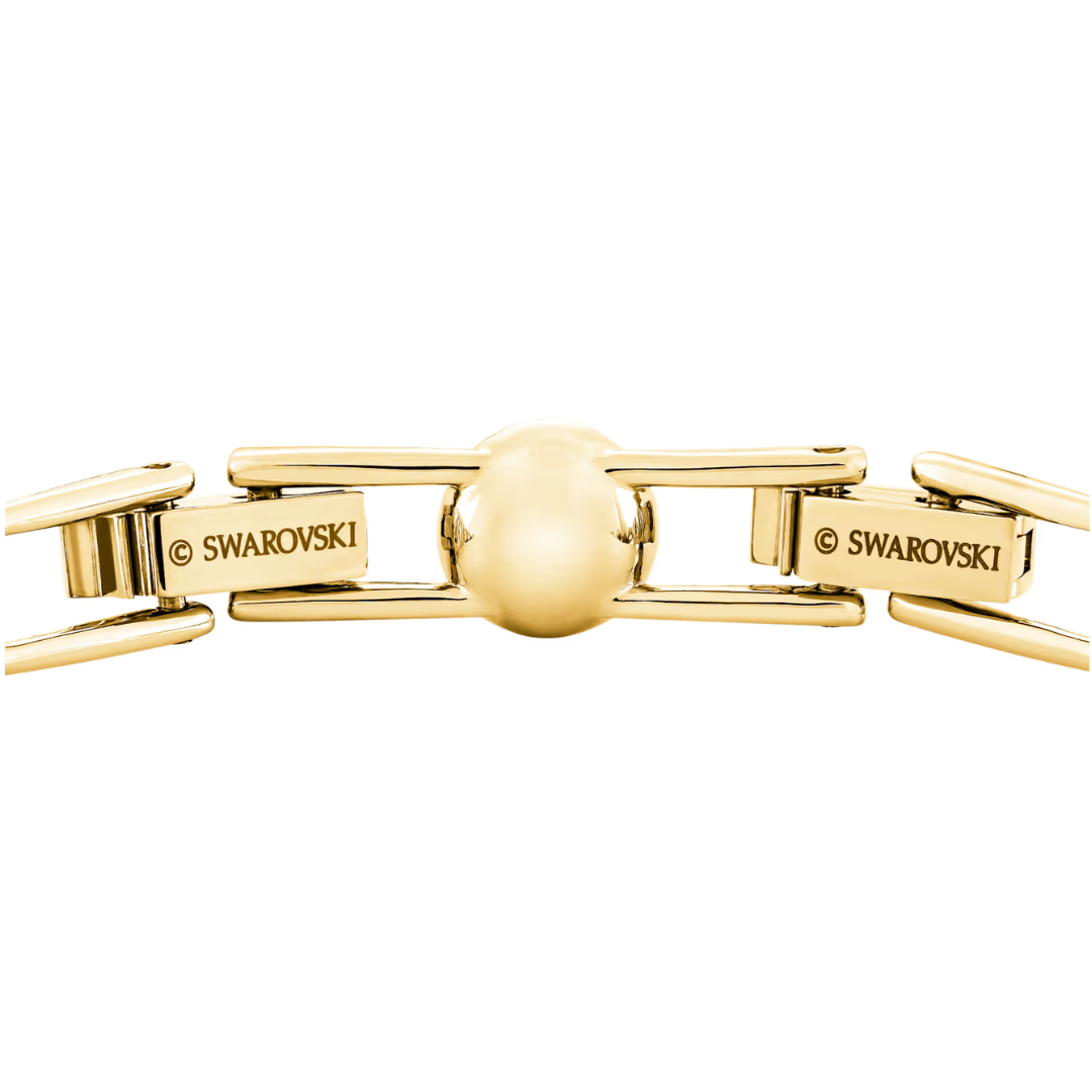 SWAROVSKI CRYSTAL TENNIS ANGELIC HALO GOLD BRACELET + GIFT KIT