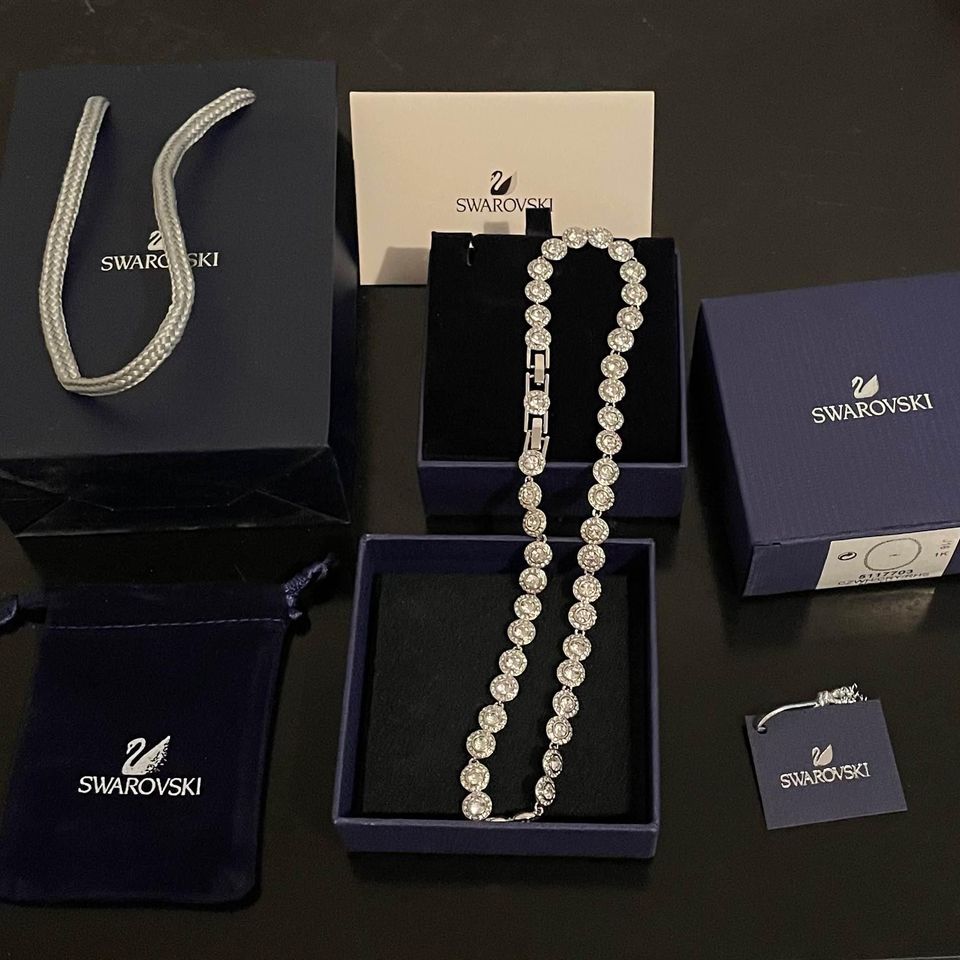 SWAROVSKI ANGELIC NECKLACE + BRACELET + EARRINGS SET