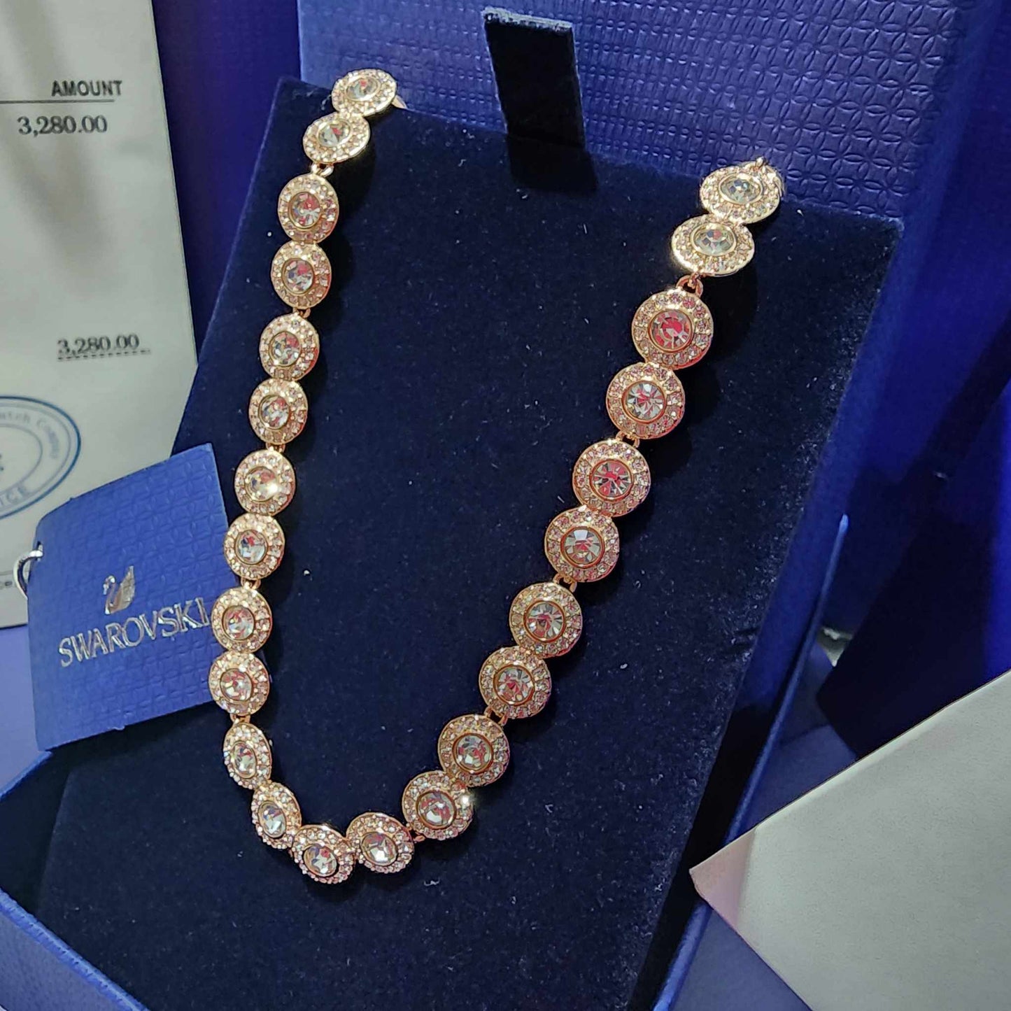 SWAROVSKI ANGELIC NECKLACE + BRACELET + EARRINGS SET