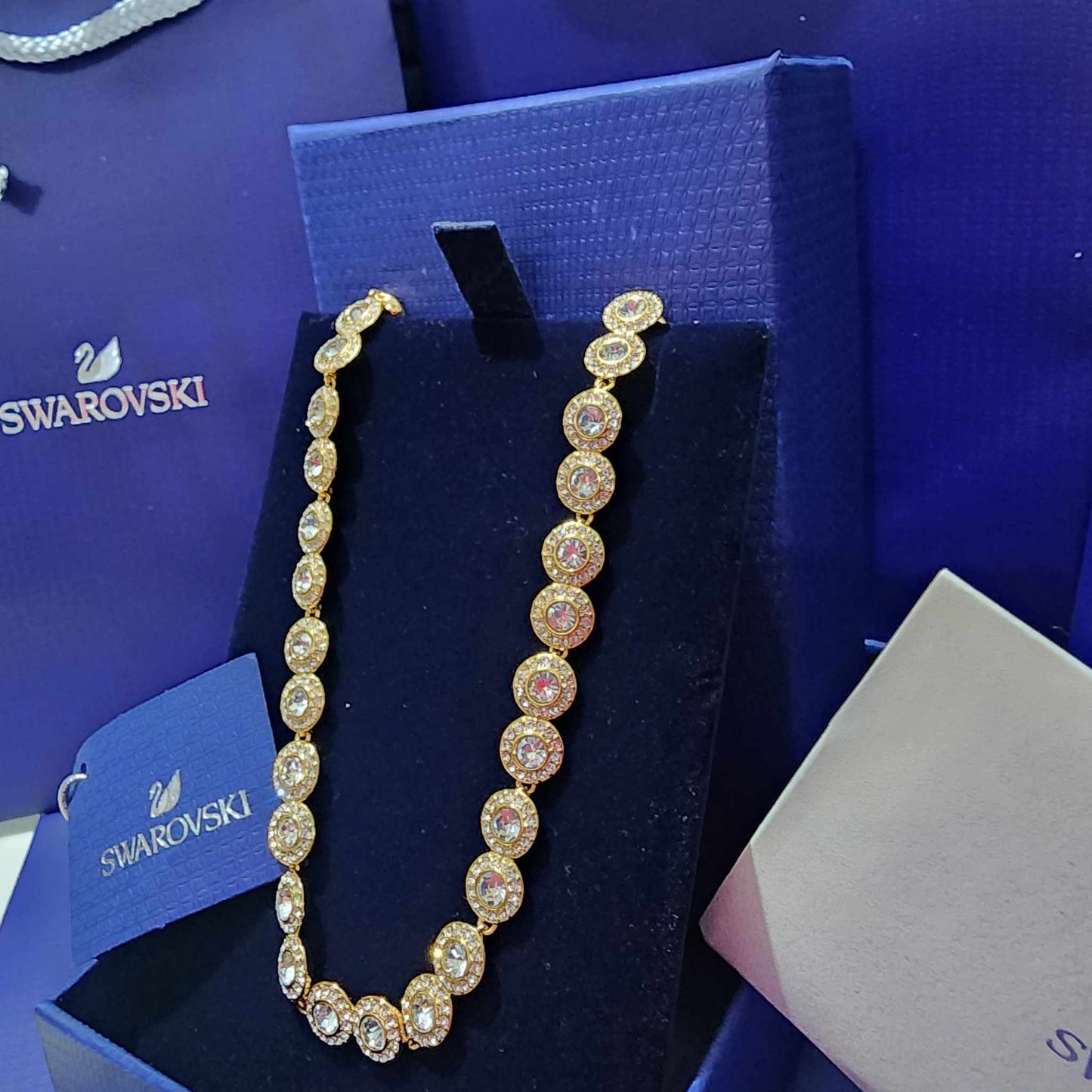 SWAROVSKI ANGELIC NECKLACE + BRACELET + EARRINGS SET