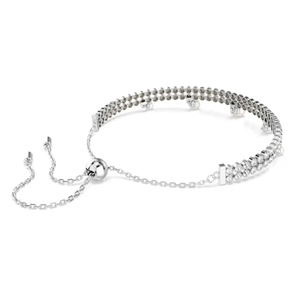 PULSERA BRAZALETE SWAROVSKI ARIANA GRANDE PERLA REDONDA DE CRISTAL + ACCESORIOS
