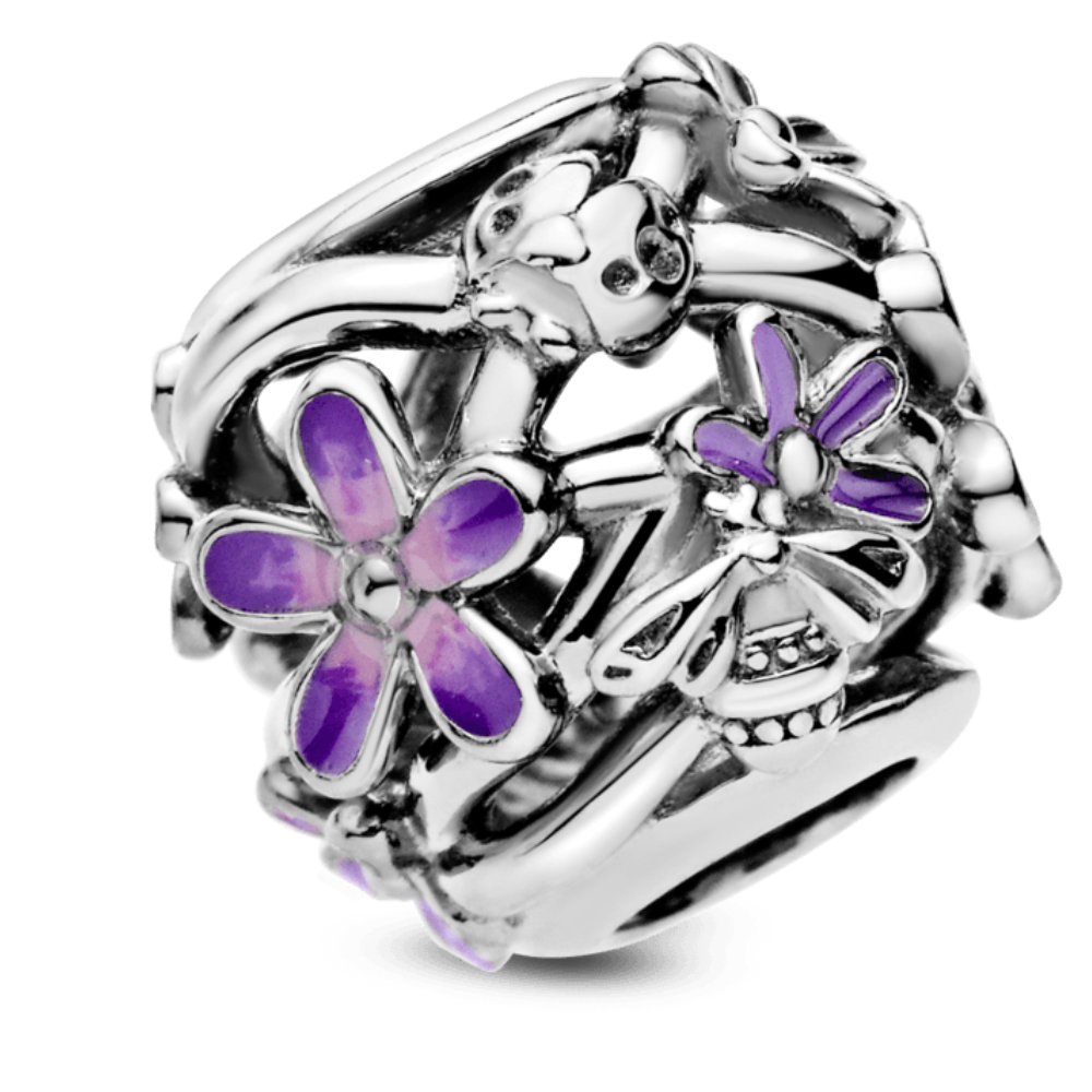 CHARM CALADO MARGARITA MORADO PANDORA