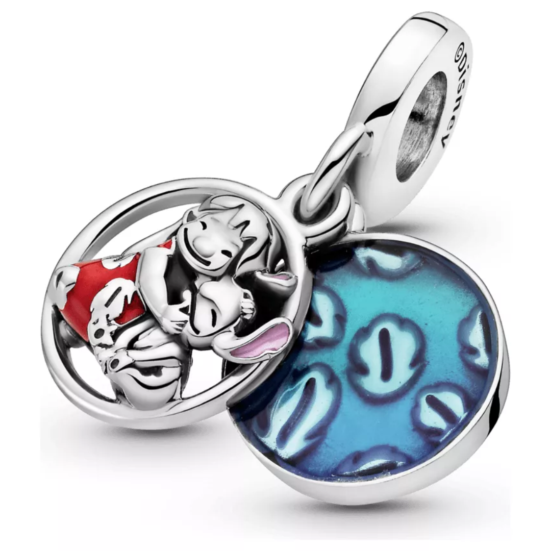PANDORA LILO AND STICCH FAMILY PENDANT CHARM + GIFT KIT