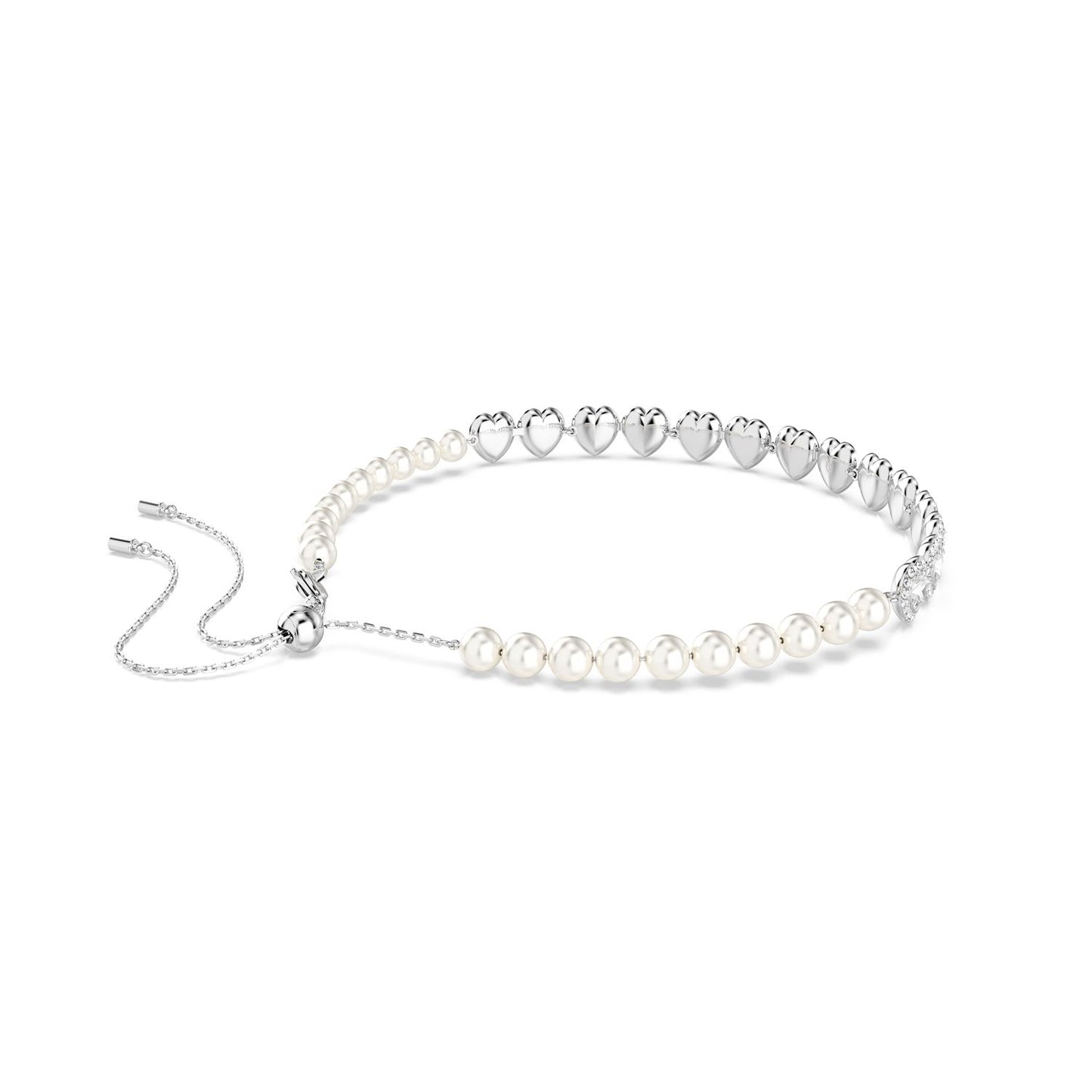 COLLAR CHOKER SWAROVSKI ARIANA GRANDE PERLAS CORAZONES + KIT DE REGALO