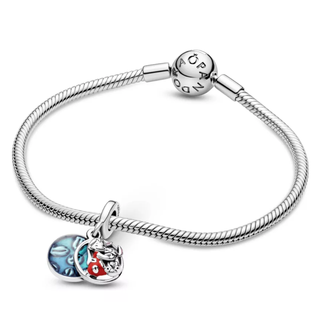 PANDORA LILO AND STICCH FAMILY PENDANT CHARM + GIFT KIT
