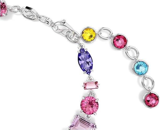 PULSERA BRAZALETE SWAROVSKI GEMA MULTI COLOR SWAROVSKI + KIT DE REGALO