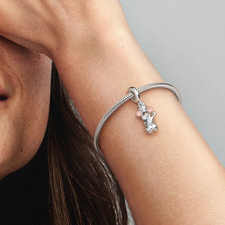 CHARM PANDORA COLGANTE REMY RATON PIXAR PLATA 925