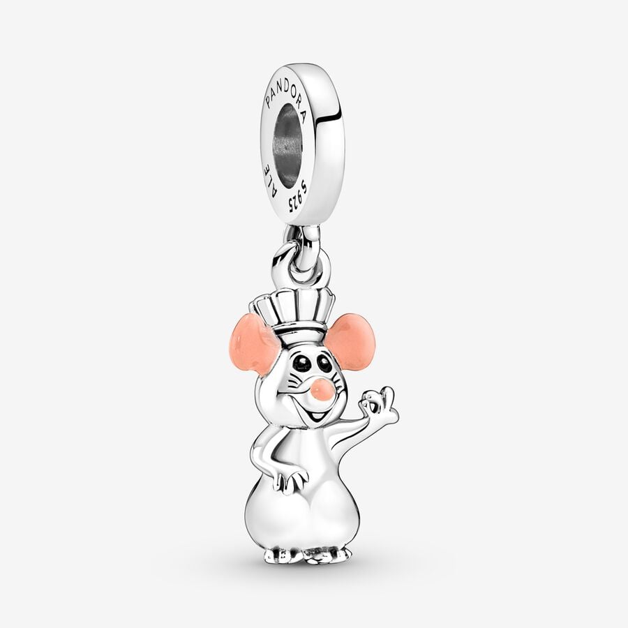 CHARM PANDORA COLGANTE REMY RATON PIXAR PLATA 925