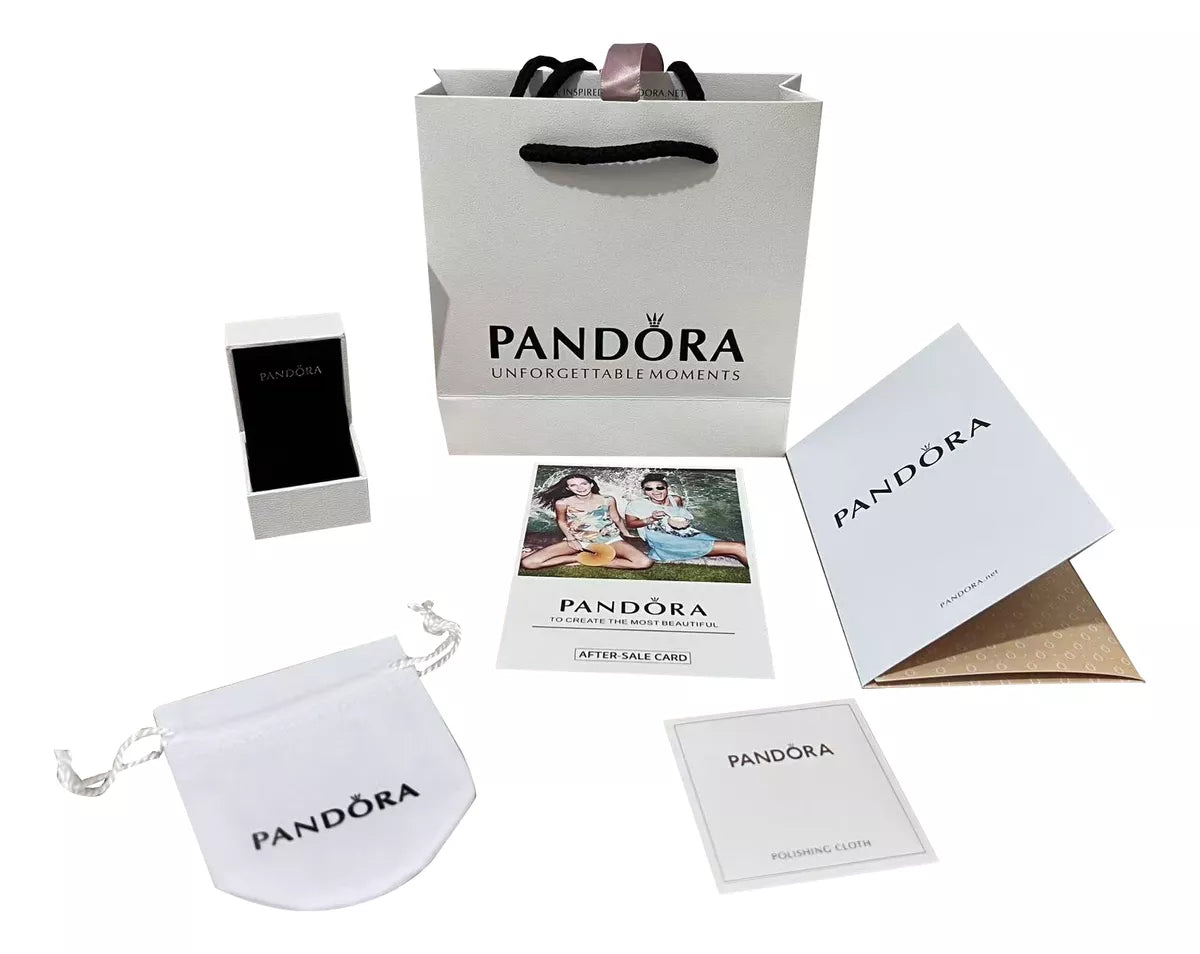 PANDORA RAISED HEART PROMISE RING NAVY BLUE + GIFT KIT