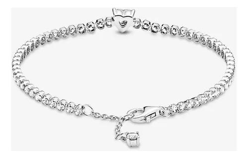 PANDORA BRILLIANT HEART TENNIS BRACELET + GIFT KIT