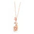 DAZZLING SWAN NECKLACE PINK RHODIUM + GIFT KIT