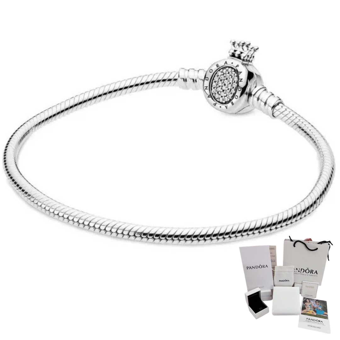 PULSERA PANDORA CORONA O + KIT DE REGALO