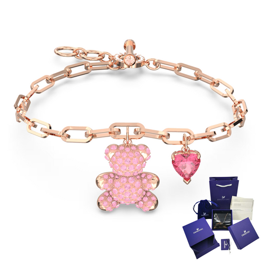 TEDDY BEAR SWAROVSKI BEAR BRACELET + GIFT KIT