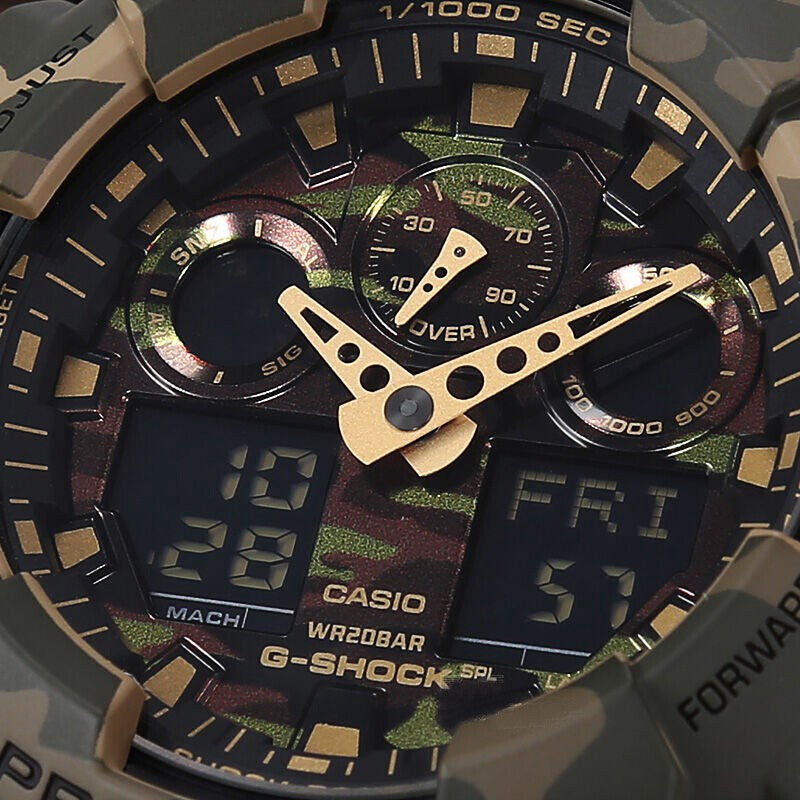 RELOJ CASIO G SHOCK CAMOUFLAGE GA 100 - ZOCALO ONLINE