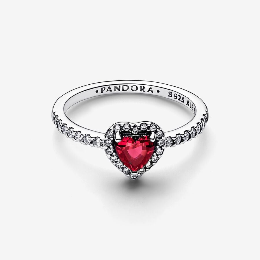 ANILLO PROMESA CORAZÓN ROJO PANDORA - ZOCALO ONLINE