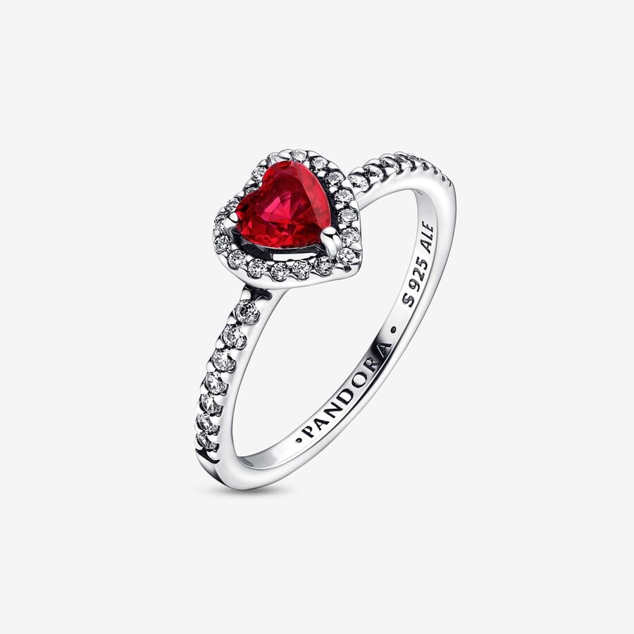 ANILLO PROMESA CORAZÓN ROJO PANDORA - ZOCALO ONLINE