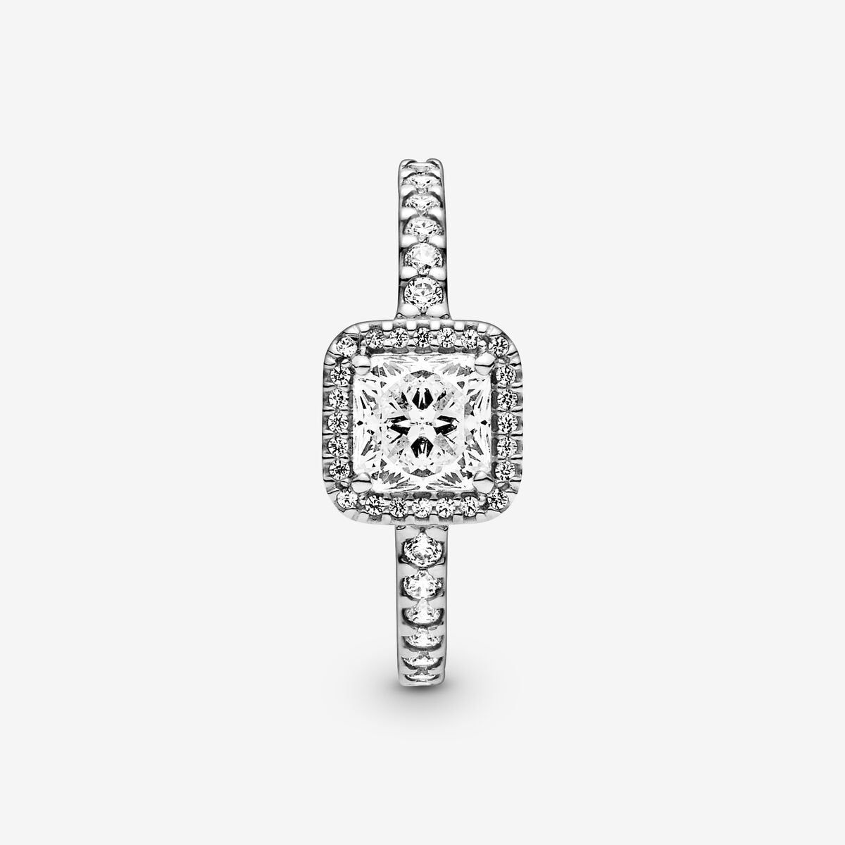 ANILLO SQUARE HALO BRILLANTE PANDORA - ZOCALO ONLINE