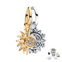 CHARM PANDORA  COLGANTE DIVISIBLE SOL Y LUNA .925