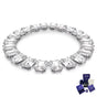 COLLAR MILLENIA CRISTALES SWAROVSKI OCTAGONAL BLANCO + KIT DE REGALO