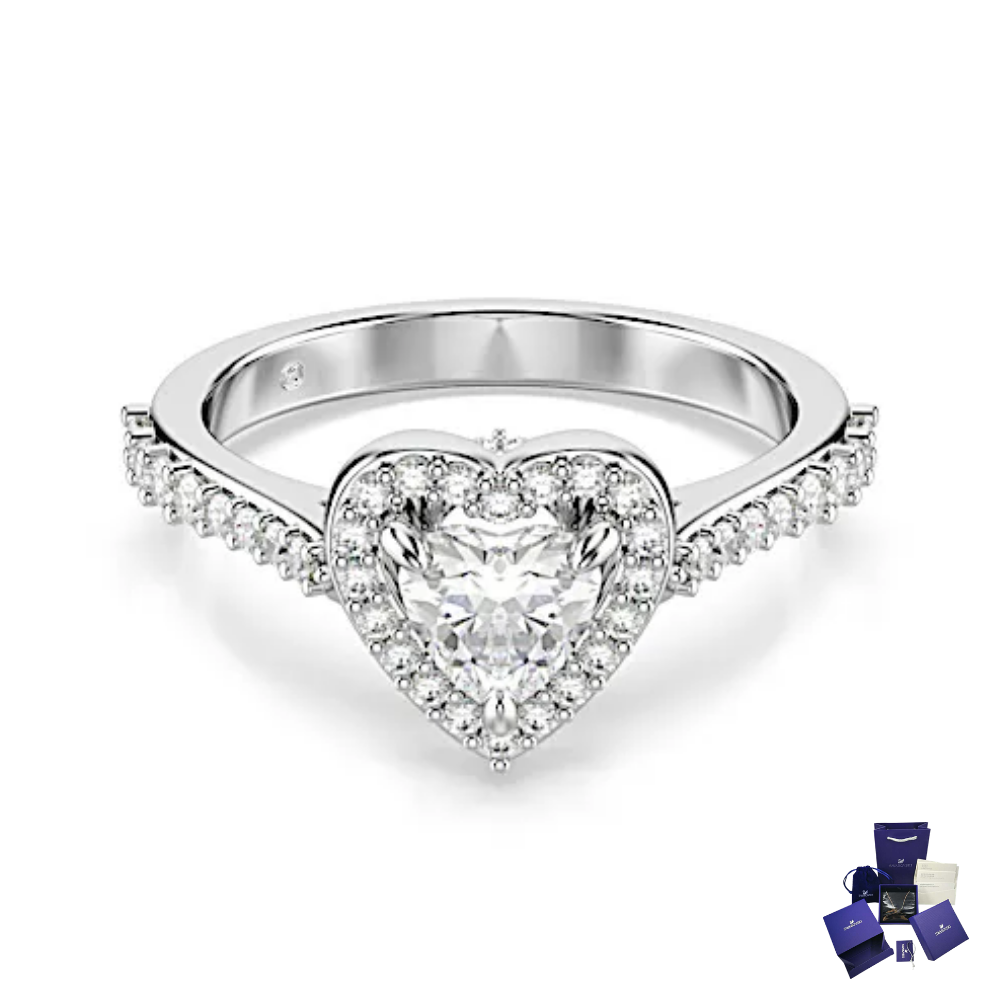 ANILLO PROMESA COMPROMISO SWAROVSKI UNA ANGELIC CORAZON AMOR ZOCALO ONLINE
