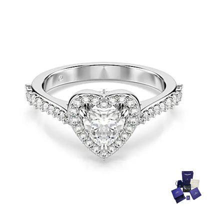 ANILLO PROMESA COMPROMISO SWAROVSKI UNA ANGELIC CORAZON AMOR ZOCALO ONLINE