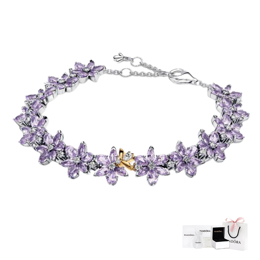 PULSERA BRAZALETE PANDORA HERBARIO FLORES BRIDGERTON PLATA .925 ZOCALO ONLINE