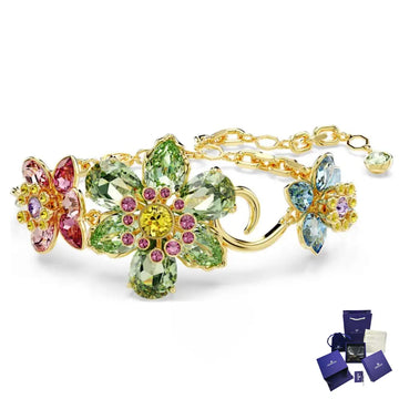Pulsera Idyllia Cristales Flor Multicolor Swarovski
