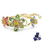 SWAROVSKI IDYLLIA CRYSTALS FLOWER BRACELET MULTI-COLOR GOLD + GIFT KIT 