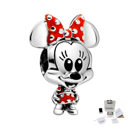 CHARM PANDORA MINNIE MOUSE DISNEY MOÑO .925