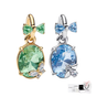 CHARM COLGANTE PANDORA BRIDGERTON ABEJA MARIPOSA PLATA ORO 14K