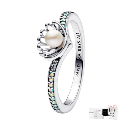 PANDORA RAISED HEART PROMISE RING NAVY BLUE + GIFT KIT 