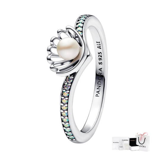 PANDORA RAISED HEART PROMISE RING NAVY BLUE + GIFT KIT 