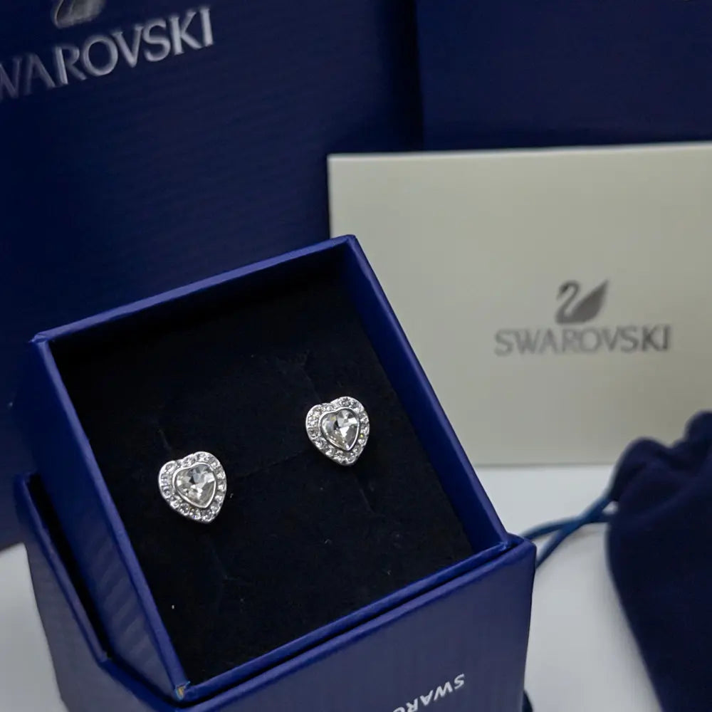 SET CONJUNTO COLLAR + PULSERA + ARETES SWAROVSKI ARIANA GRANDE CORAZONES ZOCALO ONLINE