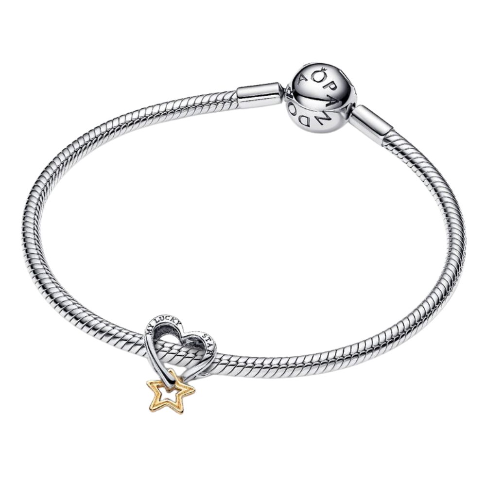 PANDORA HEART CHARM THANK YOU FOR BEING MY MOM 