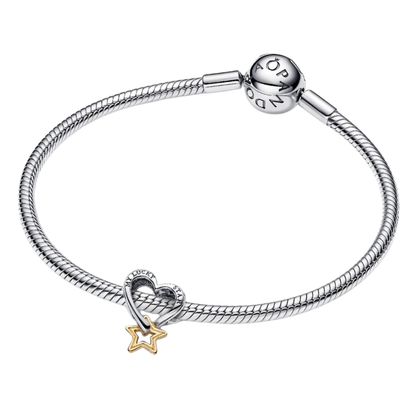 PANDORA HEART CHARM THANK YOU FOR BEING MY MOM 