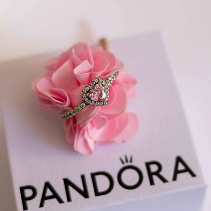 Pink Raised Heart Promise Ring + Gift Kit 