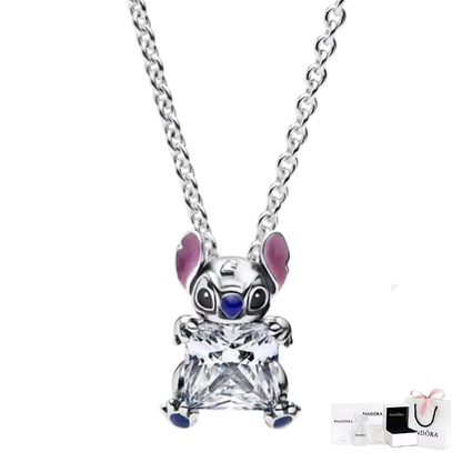 COLLAR PANDORA CORAZON DE ZIRCONIA S925